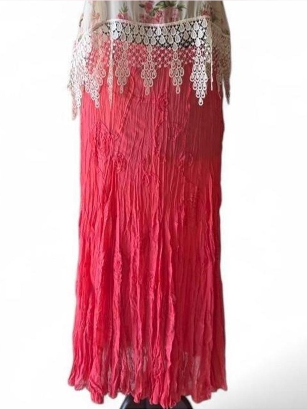 RAFAEL Coral Red Lightweight Skirt